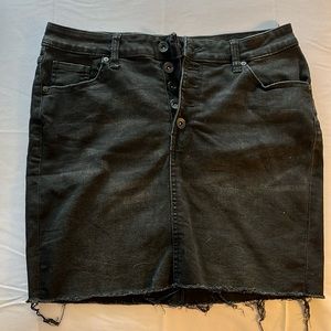 Jean mini skirt